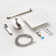 Complete 12" High Pressure Shower System with Rough in-Valve