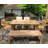 Jassim Solid Wood Teak Outdoor Bench