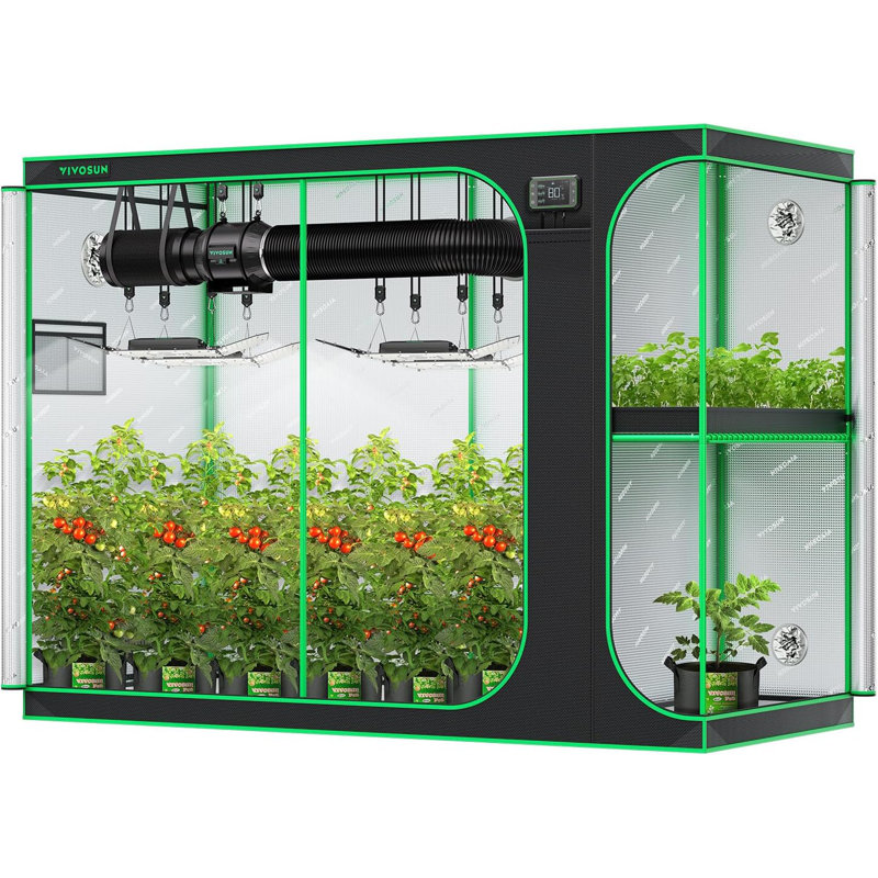 48" W x 108" D Hydroponic Grow Tent