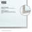 Zenith 34" W x 74" H Fixed Frameless Shower Screen with 3/8" Glass-99084463