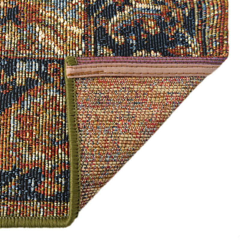 Tapis traditionnel rouge Jaheim, Rectangle 4 pi x 6 pi