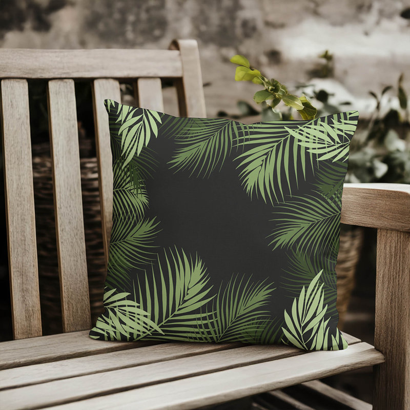 Palm Outdoor Pillow, 20"H x 20"W
