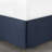 Modern Seersucker Bedding Set, Microfiber Navy Comforter, Chic Home Style