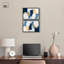 Ensemble Chiesita sur toile bleu vif Art par Art Remedy-111743356-111743357