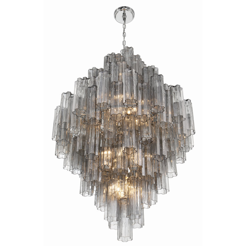 Lustre à niveaux 20 lumières Quinzio