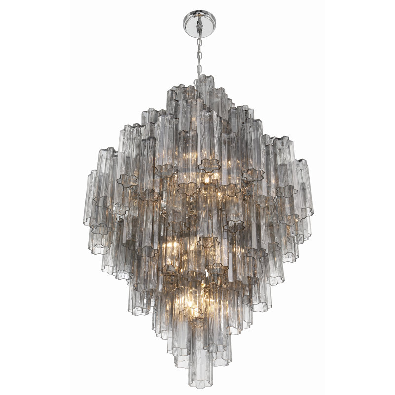 Quinzio 20 - Light Dimmable Tiered Chandelier
