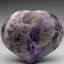 Polished Chevron Amethyst Heart From Brazil (381.7 Grams)