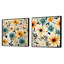 Nikolai - Ensemble de 2 collages floraux carrés-101865618-101865617