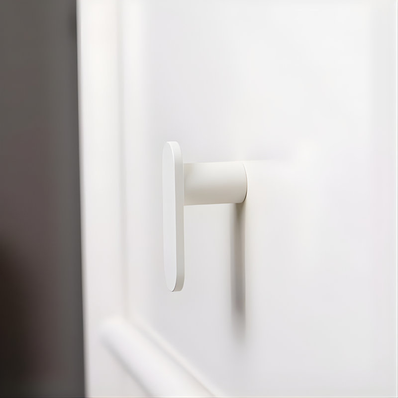 2" Bar Knob, Snow (White), 1"