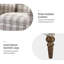 Fauteuil en polyester 29,5 po Arching Farmhouse-42862177
