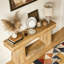 Table console en bois