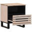 40cm W Steel Bedside Table-101281015