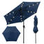 Parasol à énergie solaire 7,5 pi avec poignée à manivelle à bouton-poussoir inclinable 7,5 pi-1291857660