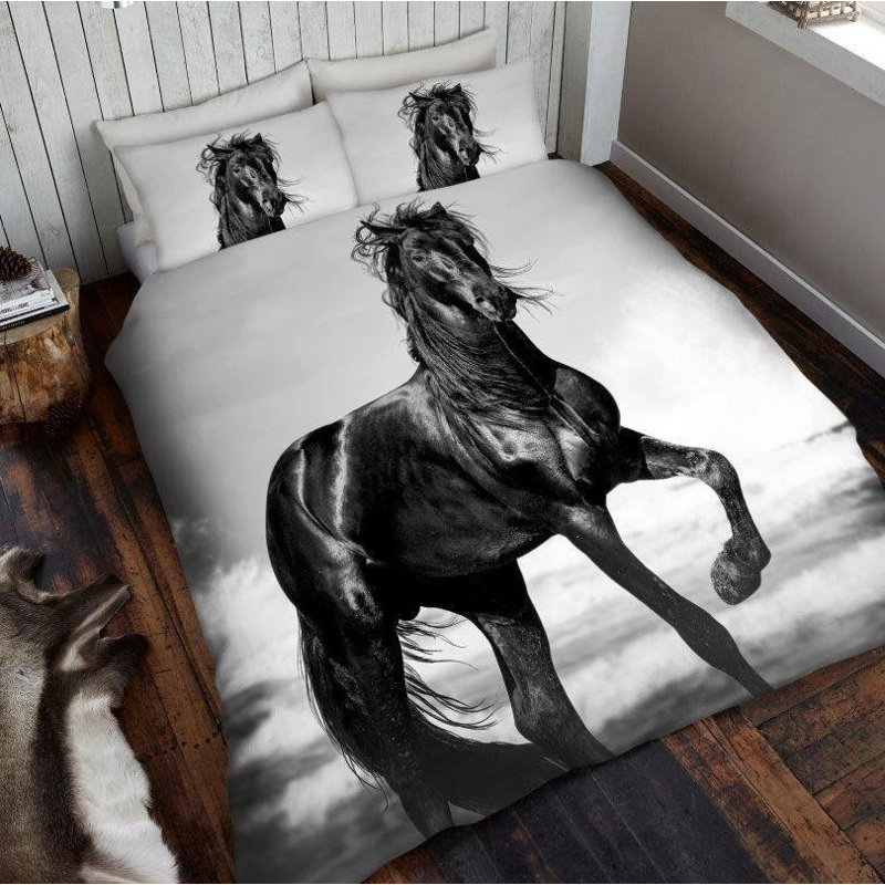 Premium Wildlife Duvet Cover Set with Pillowcases, Kingsize - 2 Standard Pillowcases