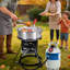 10Qt Propane Fish Fryer Cooker Kit, Outdoor Deep Fryer with Aluminum Pot, Steel Stand & Regulator