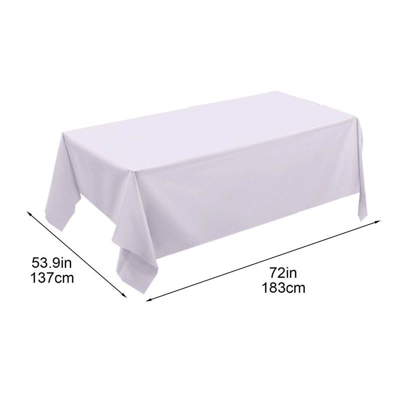 Nappe the the rectangulaire en plastique, Mauve