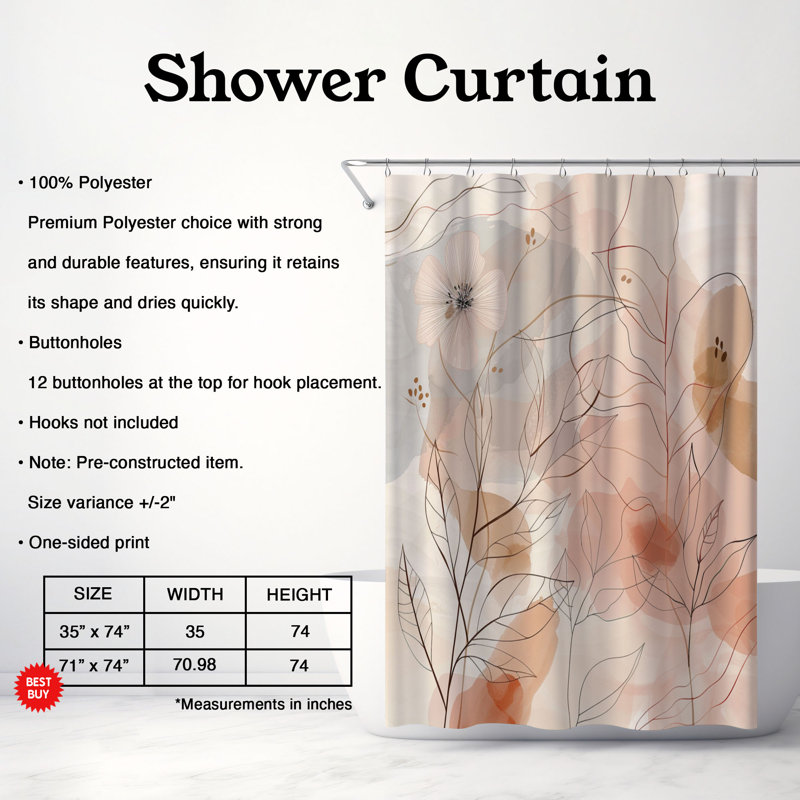 Kawena Curtain, 74" H x 71" W