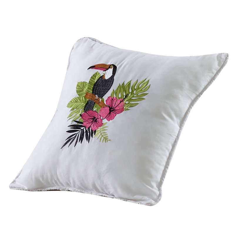 Cordell Tucan Palm Throw Pillow
