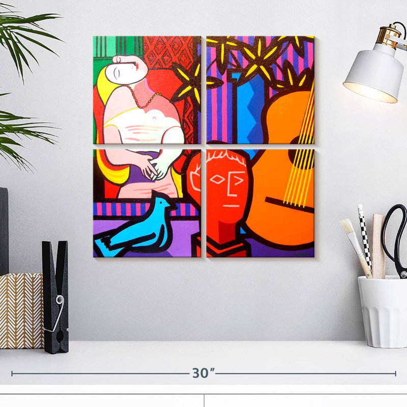Senne nature morte avec Picassos rêve, H 18 po x l 18 po