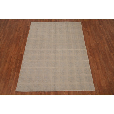 Handmade Modern Abstract Oriental Rug 5x7