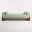 Banc rembourré vert-974855941