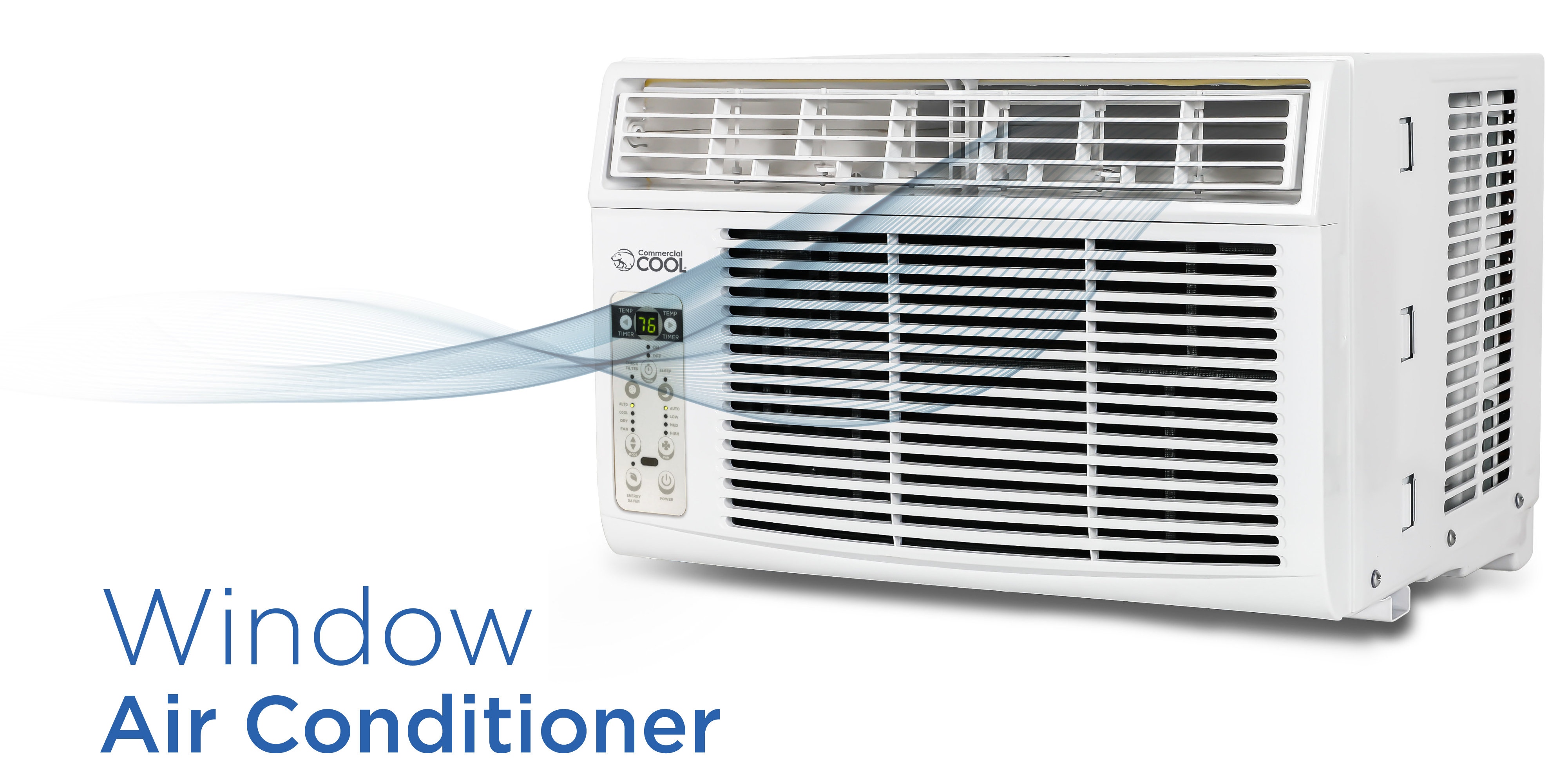 Commercial Cool 10000 BTU Energy Star Window Air Conditioner for 450