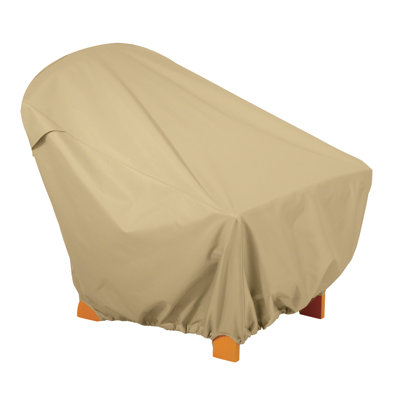 Sale-Stackable Chair Cover in Sand by Classic Accessories