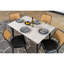 Chantle Metal Base Dining Table
