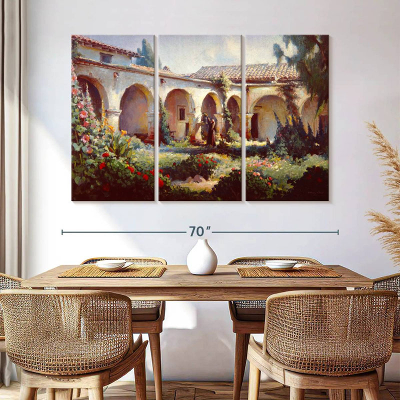 Lilie Mission San Juan Capistrano, 28" H x 45" W
