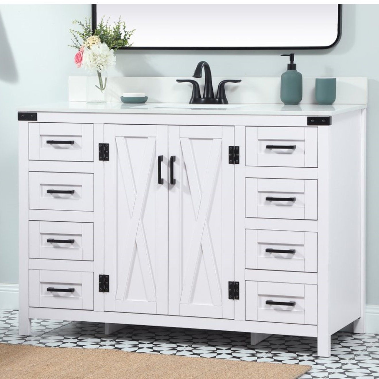Slayton 48 " Single Bathroom Vanity, White