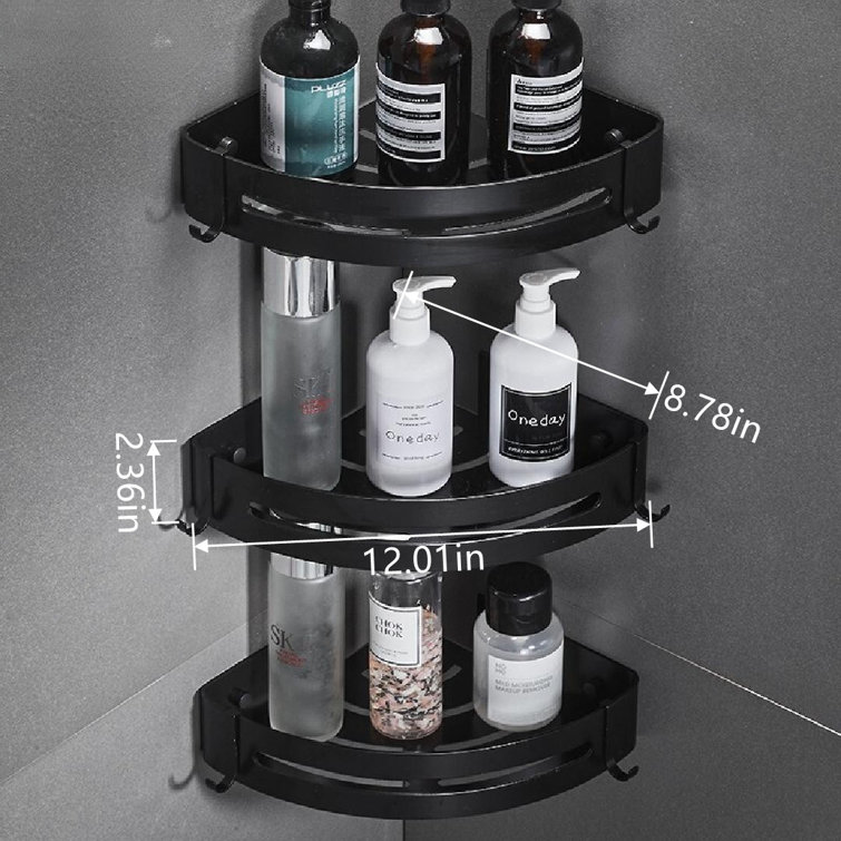 Lubonski Drill & Screw Mount Shower Shelf Rebrilliant