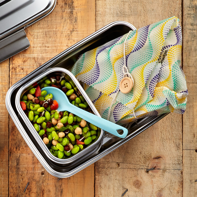 Smidge Beeswax Food Wrap Roll, Honeycomb Print, 20.5" H x 0.5" W