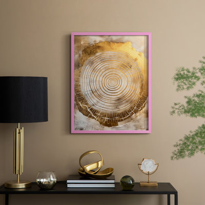 ABSTRACT Series CCXVI Framed Print - Solid Wood