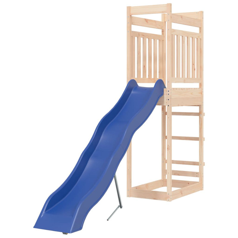 VidaXL Pine Swing Set with 1 Slide(s)