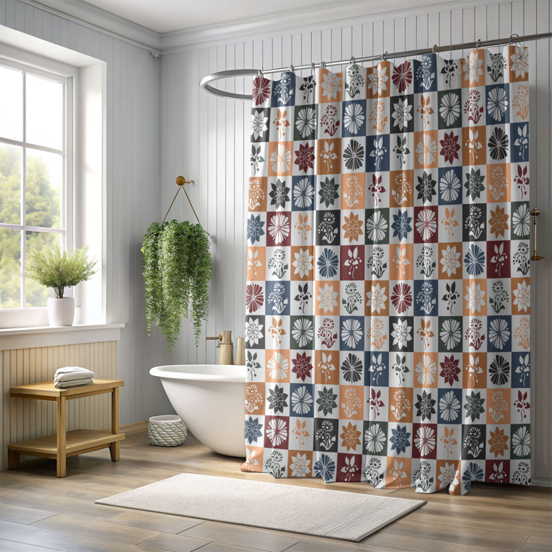 Rideau de douche Harvest Mood - Premium, H 74 po x l 71 po