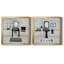 Neat and Tidy Bath - Ensemble de 2 peintures sur toile encadrées-881971973-881971970