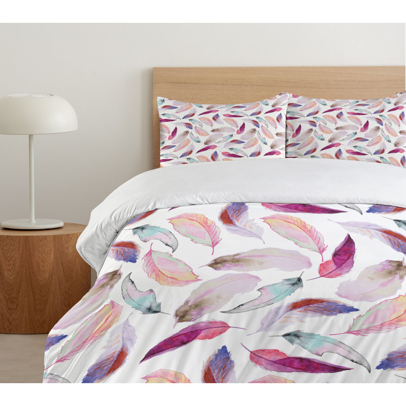 Feather House Traditional Polyester Duvet Cover, King