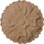 Kent 5'' H x 5'' W x 0.75'' D Wood Rosette Applique