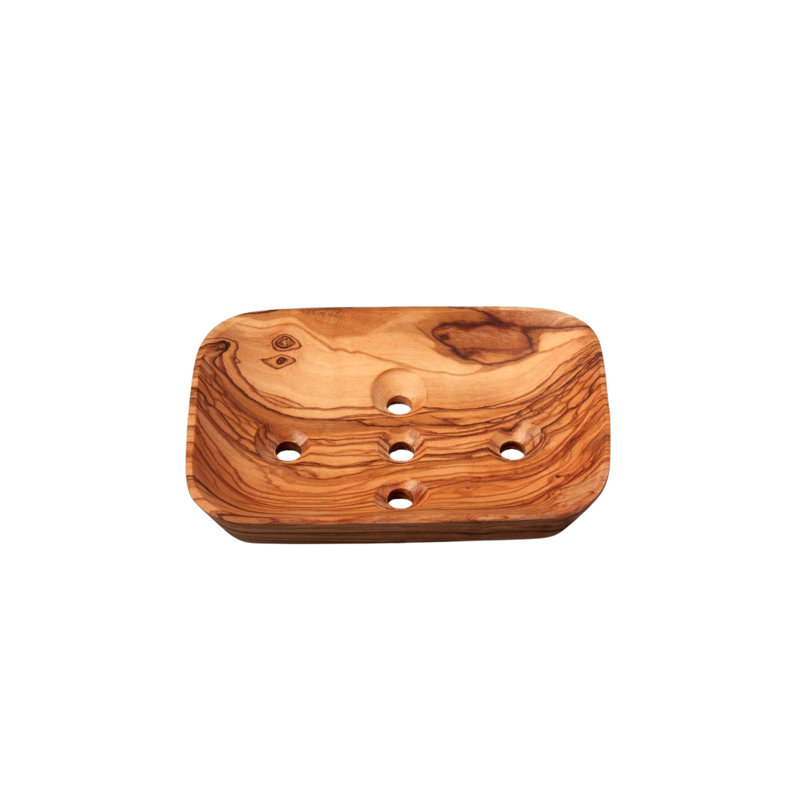 Porte-éponge en bois d'olivier