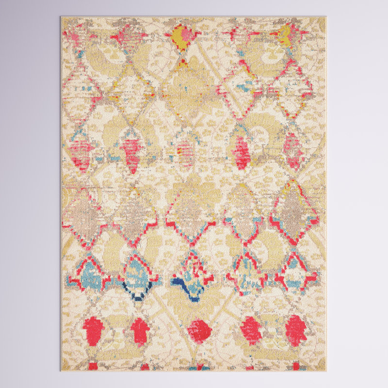 Tapis beige Colfin, Rectangle 7 pi 1 po x 10 pi