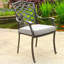 Annecorinne Outdoor Stacking Dining Armchair with Cushions-2051577903-2077415871