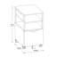 Classeur vertical mobile 1 tiroir Slas-1115226332