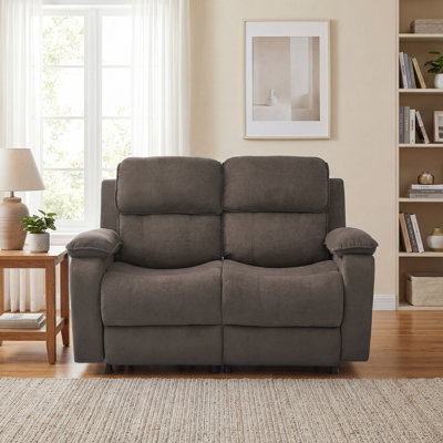 Power Loveseat Recliner Sofa, Electric Double Reclining Couch, Home Theater Seating