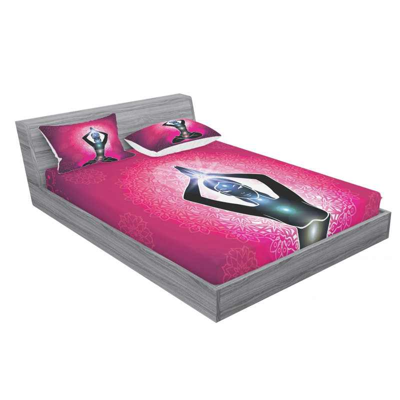 Microfiber Sheet Set, Queen Sheet Set with Fitted Sheet