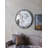 Iron Frame Vertical Round Mirror