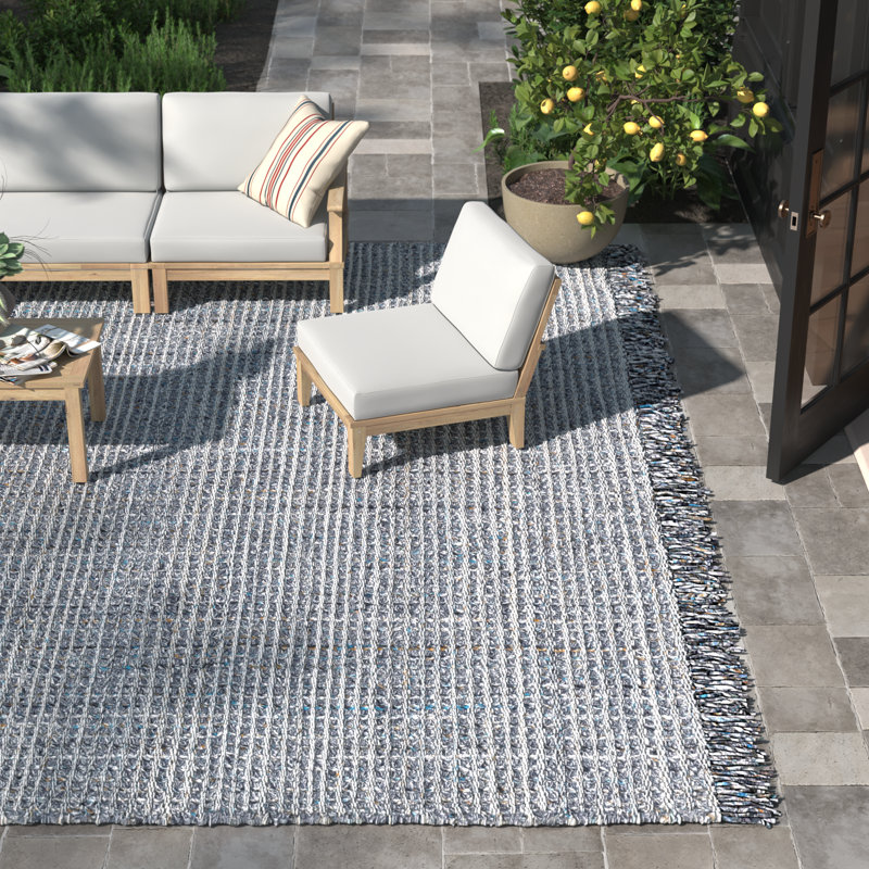 Viewcrest Striped Indoor / Outdoor Rug, Rectangle 6' x 9'