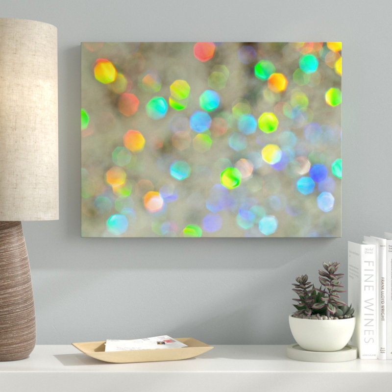 « paillettes bokeh iv », reproduction d’impression sur toile tendue