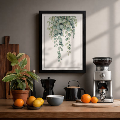 Weeping Eucalyptus Botanical - Framed Print
