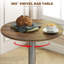 Round Metal Base Dining Table