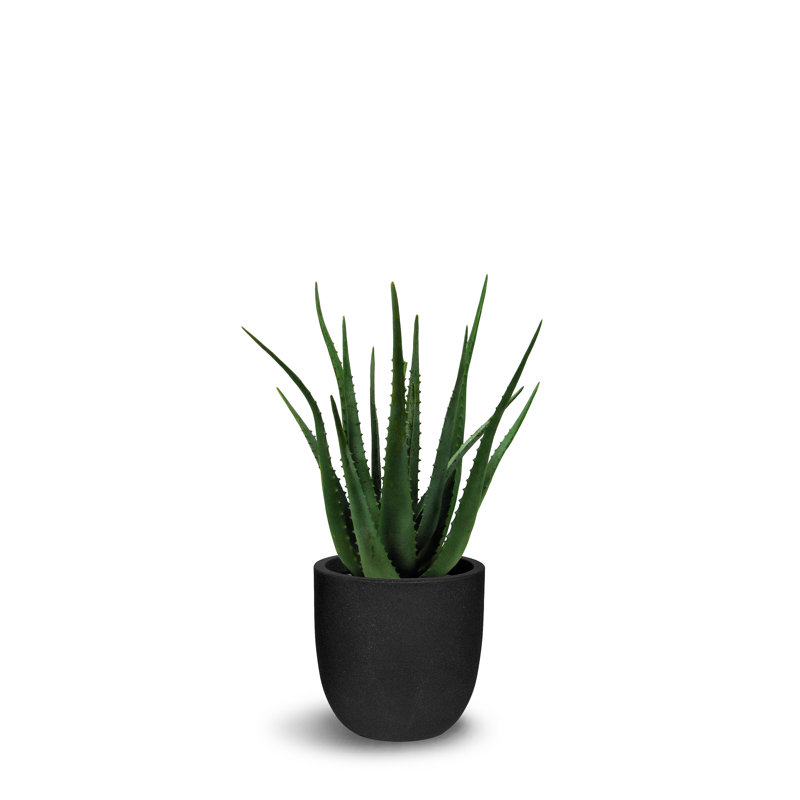 Aloès artificiel avec arbre en pot, H 21 po x l 12 po x P 16 po